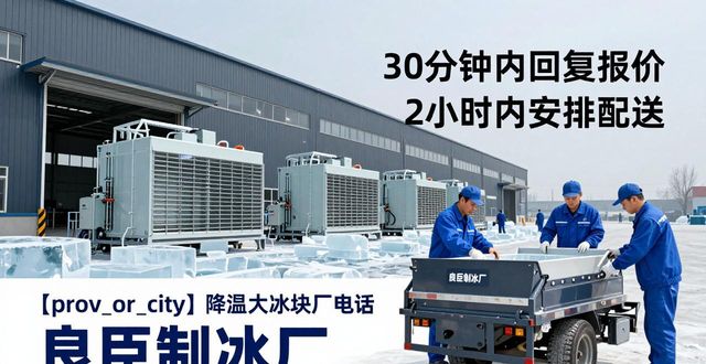 硚口降温大冰块厂电话 良臣制冰厂