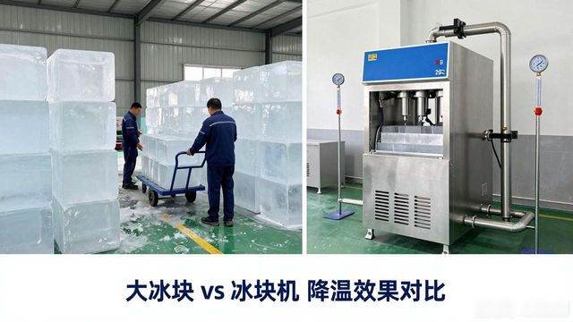 硚口车间夏季降温新宠 大冰块真能管用吗？